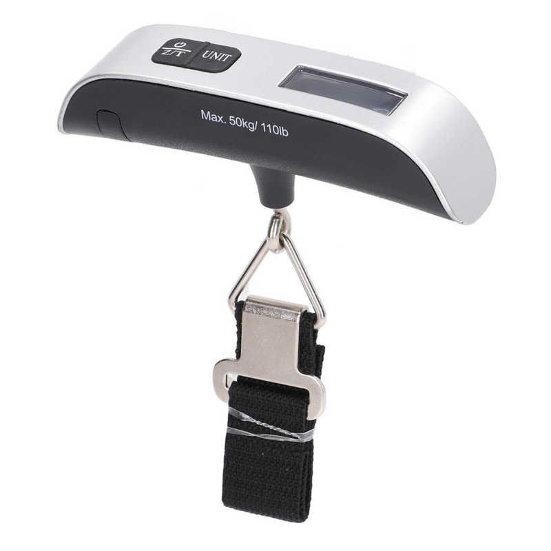 Express Spring Scale Portable Electronic Scale LCD Display 50kg Capacity for Luggage Checking