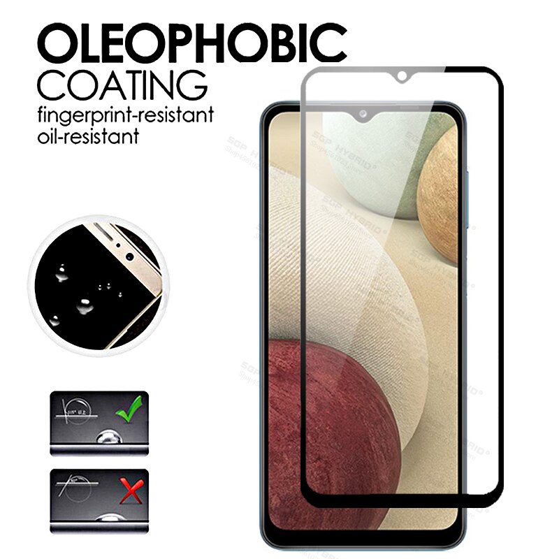 Funda transparente de silicona TPU para móvil, protector de película de vidrio templado para cámara Samsung Galaxy A12, A11, A02S, A21S, A20, A20s, Galaxy A12