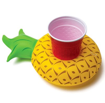 Mini unicorn coasters oppustelig kop og alle slags luftpuder holder drikkebåde sommer poolfest hawaii strandfest: 9