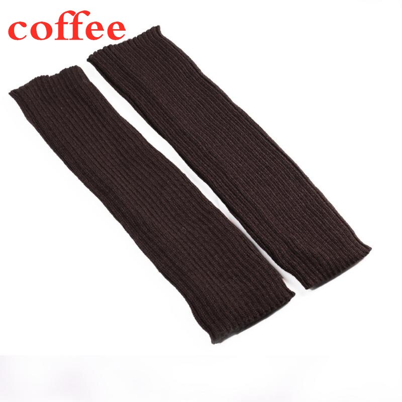 Femmes solide couleur bonbon tricot jambières femmes chaussettes Style ample botte genou haute botte bas Leggings bottes quotidien: 04