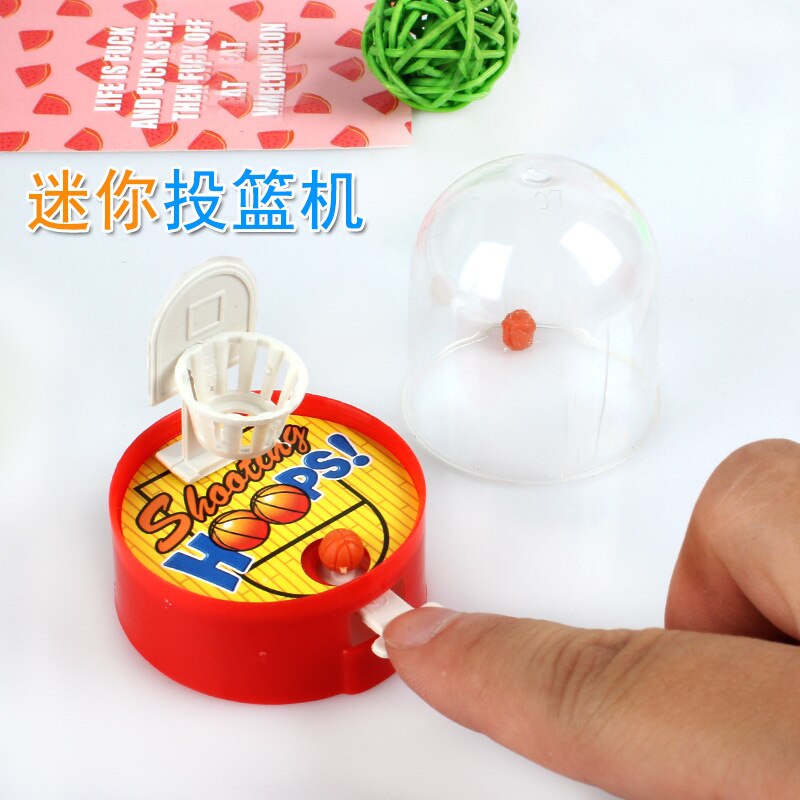 1Pcs Motion Basketbal Recreatieve Machines Grappige Plastic Bubble Gags & Bananasplit Veilig Voor Kinderen Speelgoed Schieten Machine