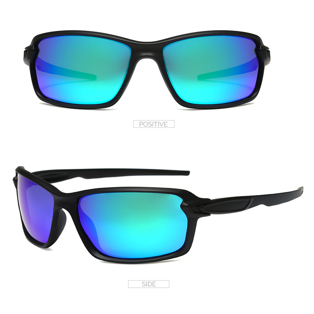 Sportzonnebril voor heren Meekleurende fietsspiegel Rood gepolariseerde fietszonnebril Dames Vissen 2025, UV400 fietsbril