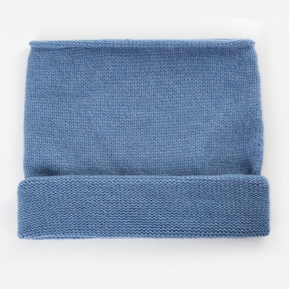 REAKIDS Inverno Sciarpa Del Bambino Per Le Ragazze E Ragazzi Carino Addensare Caldo O Anello Delle Donne Del Collare di Colore Solido del Cotone Lavorato A Maglia Sciarpa per L'uomo