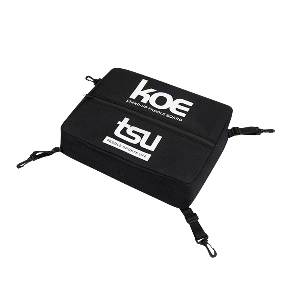 Paddle Board Opbergtas Stand-Up Paddleboard Dek Koeltas Verzegelde Rits Voedsel Opbergtas voor Kajak Surfen Accessoires 600D: Black