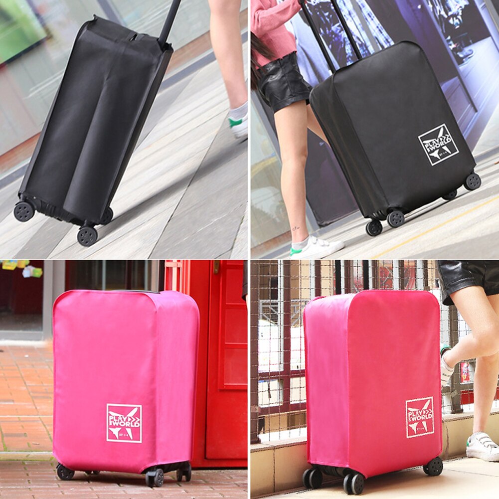 Beschermende Outdoor Stofdicht niet-geweven Stof Reizen Anti-kras Koffer Accessoires Bagage Cover Verdikte Waterdicht