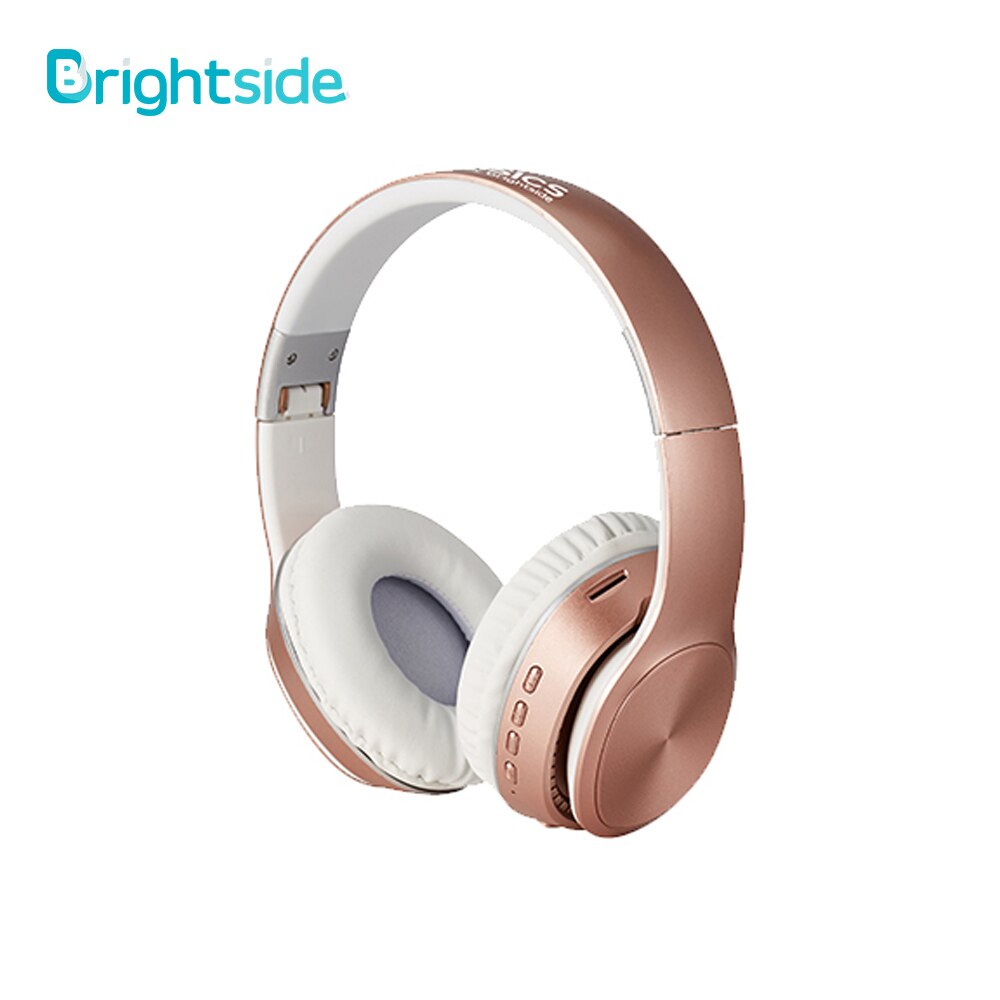 Brightside Wireless Headphones Bluetooth Headset Foldable Earphone Deep Bass Headphones With Mic TF Card For Ipad Mobile Phone