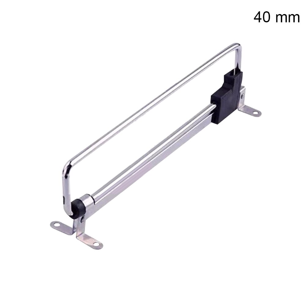 Pull Out Telescopic Clothes Rod Storage Sliding Rail Space Saving Closet Wardrobe Hanging Household Cabinet Bedroom Retractable: 2