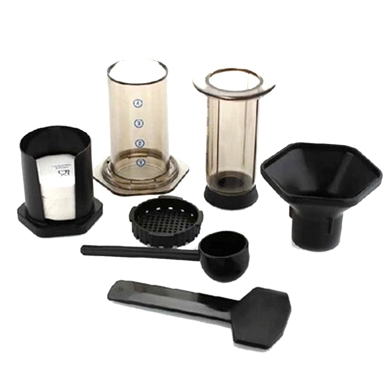 Cafetière Koffiezetapparaat 1 Liter  8 Kopjes  - RVS Filter En Hittebestendig Glas