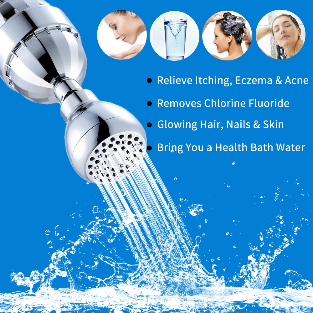 Healthy Negative Ion Shower Head Filter Shower Fil... Grandado