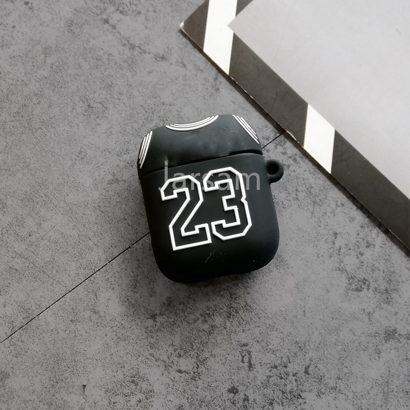 2020 per Airpods 2 Custodia In Silicone Del Punto Del Fumetto di Caso Della Copertura Per Apple Airpods Sveglio del Trasduttore Auricolare 3D caso Cuffia Per Earpods christm: black 23 clothes