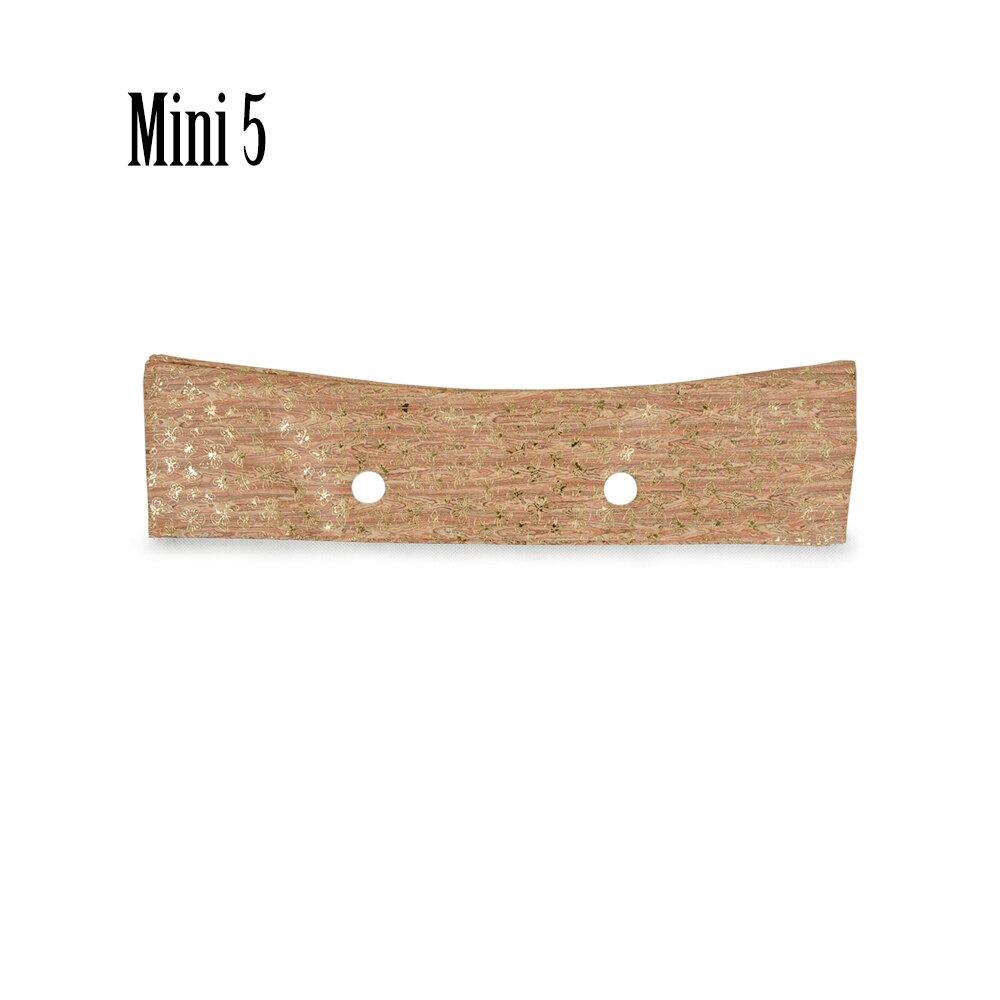 New Classic Mini grana del Legno motivo Trim DELL'UNITÀ di elaborazione del Faux Leahter Trim Decorazione per Obag Borsa per O Corpo Del Sacchetto di Estate autunno: Mini 5