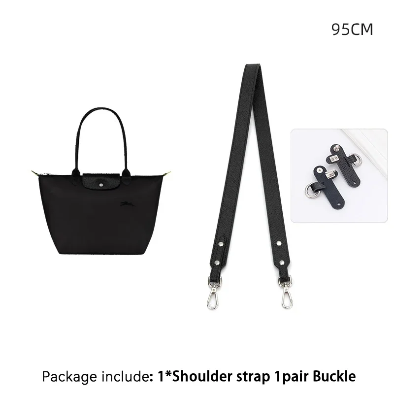Bag Adjustable Shoulder Strap For Longchamp Small Short Handle Bag Modified Messenger Strap Real Leather: Chocolate