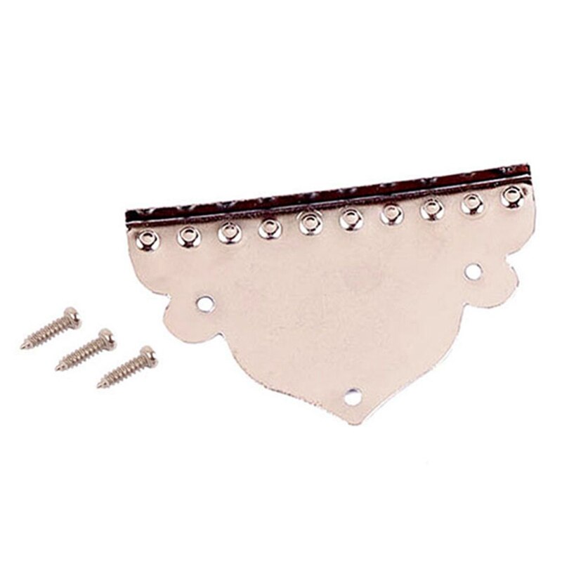 10 String Mandolin Tailpiece with Screws for Guitar Maker or Mandolin Replacement Accessories