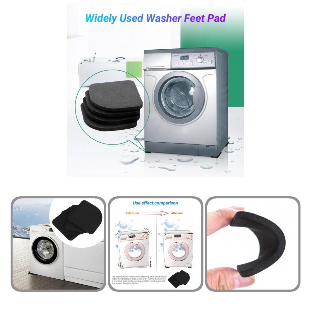 Koelkast Voeten Pad Compact Wasmachine Pad Zwart Ruis Bescherming Gewijd Koelkast Voeten Pad