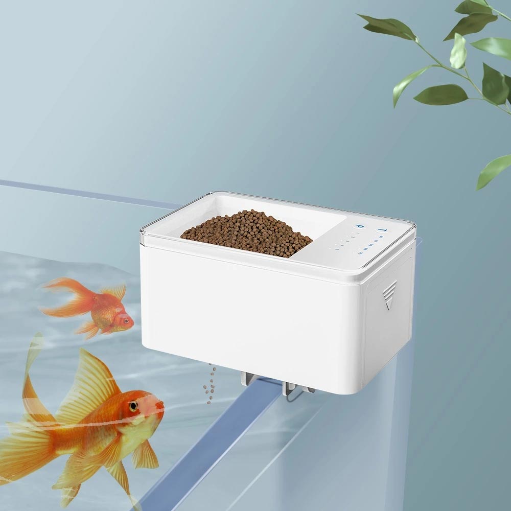 Fisk automatisk fodermaskine akvarie digital fisketank elektrisk timer feeder akvarier bærbare auto fisketank foderværktøj