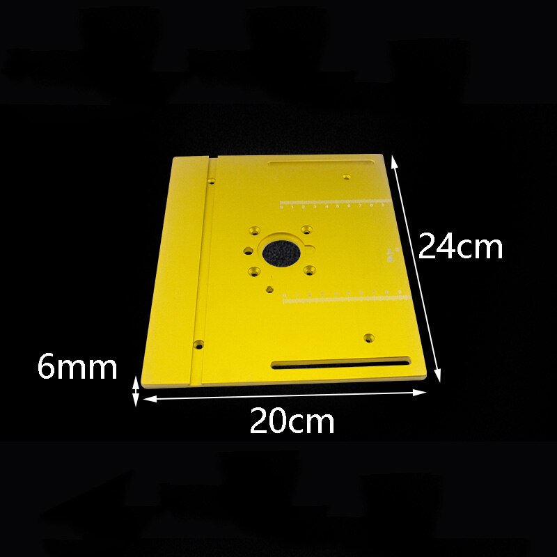 Router Table Insert Plate Woodworking Benches Table Saw W Miter Gauge Guide Aluminium Profile Fence Sliding Brackets: B Aluminum plate