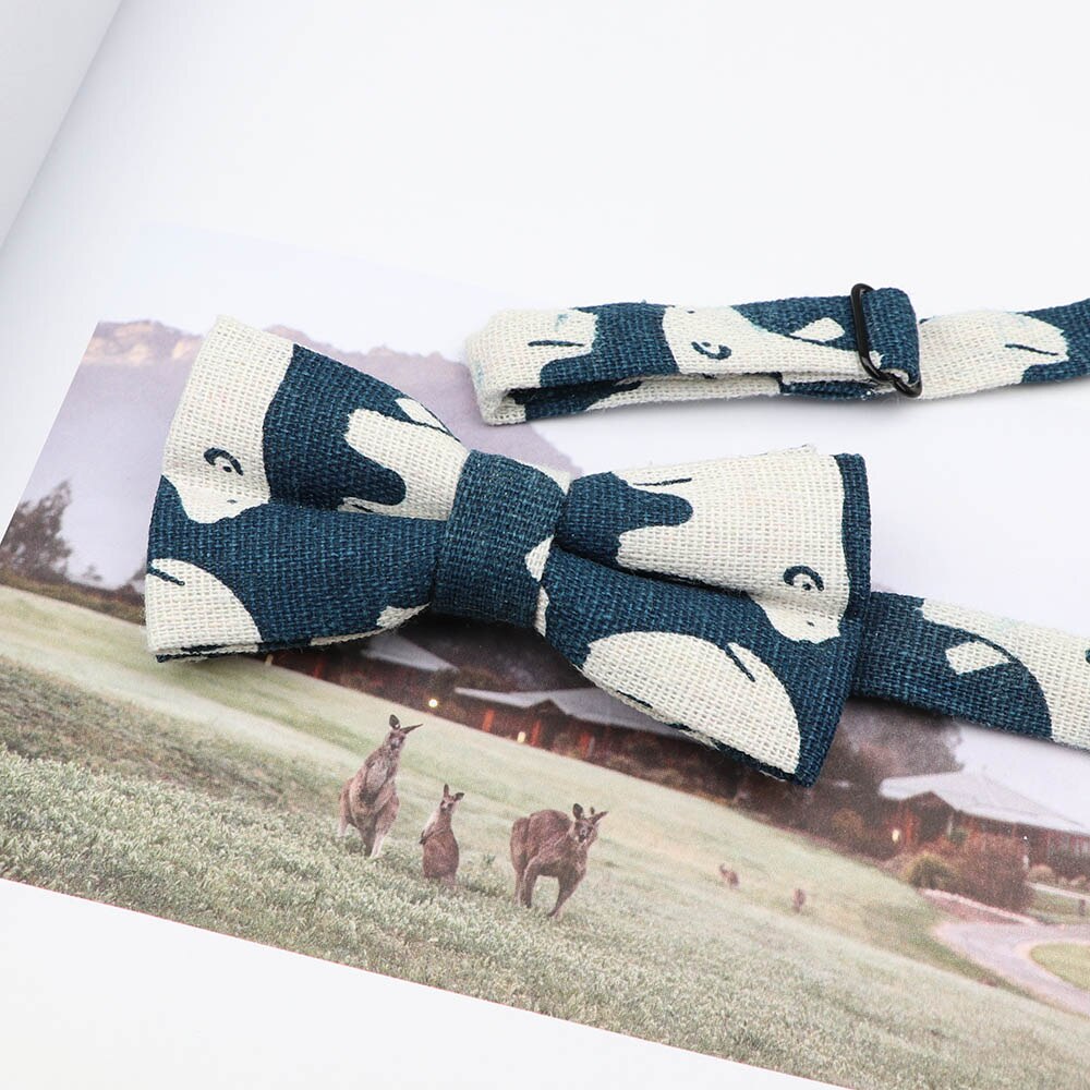 Gravata borboleta ajustável para crianças, de linho, desenho animado, animal, flor, borboleta, presente, festa, laço, acessórios: Branco leitoso