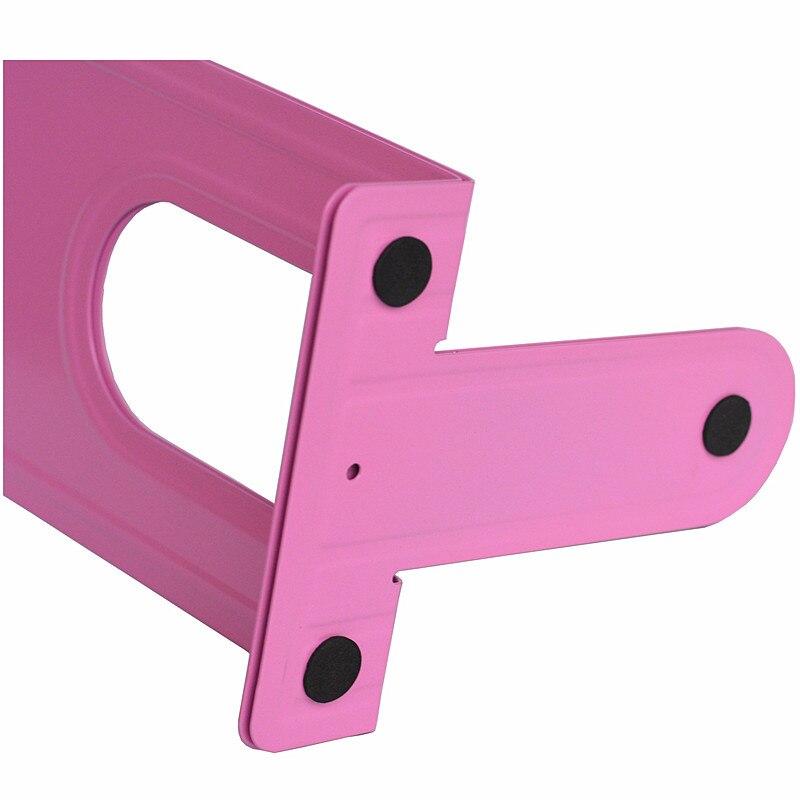 2 Pcs Metal Bookends, Bookend Supports, Heavy Duty Book Ends, Nonskid Bookends For Shelves, Office And Home