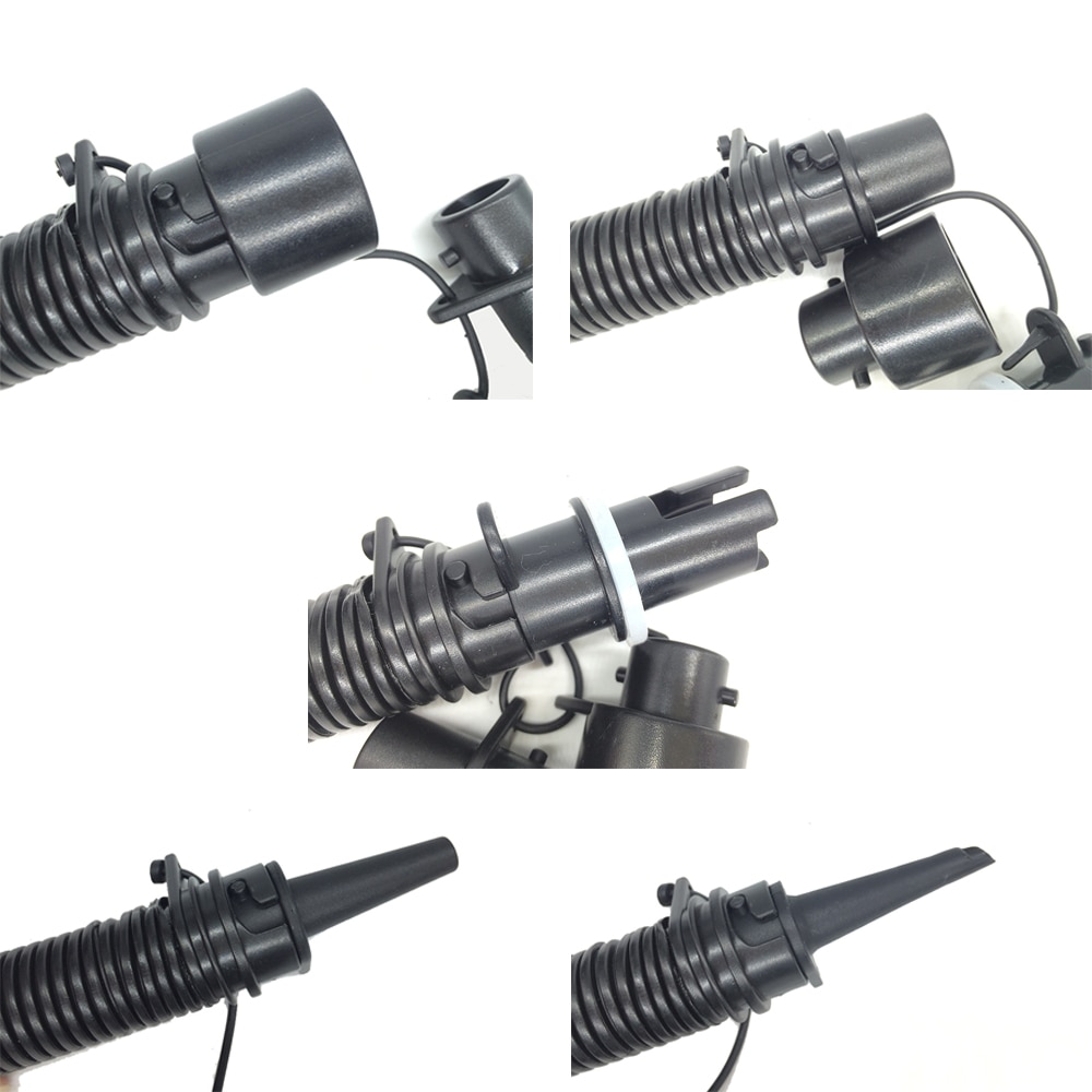 Stermay HT-301 Air Pump AC 220V 240V 700W Power Inflator Boat Swimming Pool Bed Mattress Toys 3 Nozzles Plastic Hand Air Pump