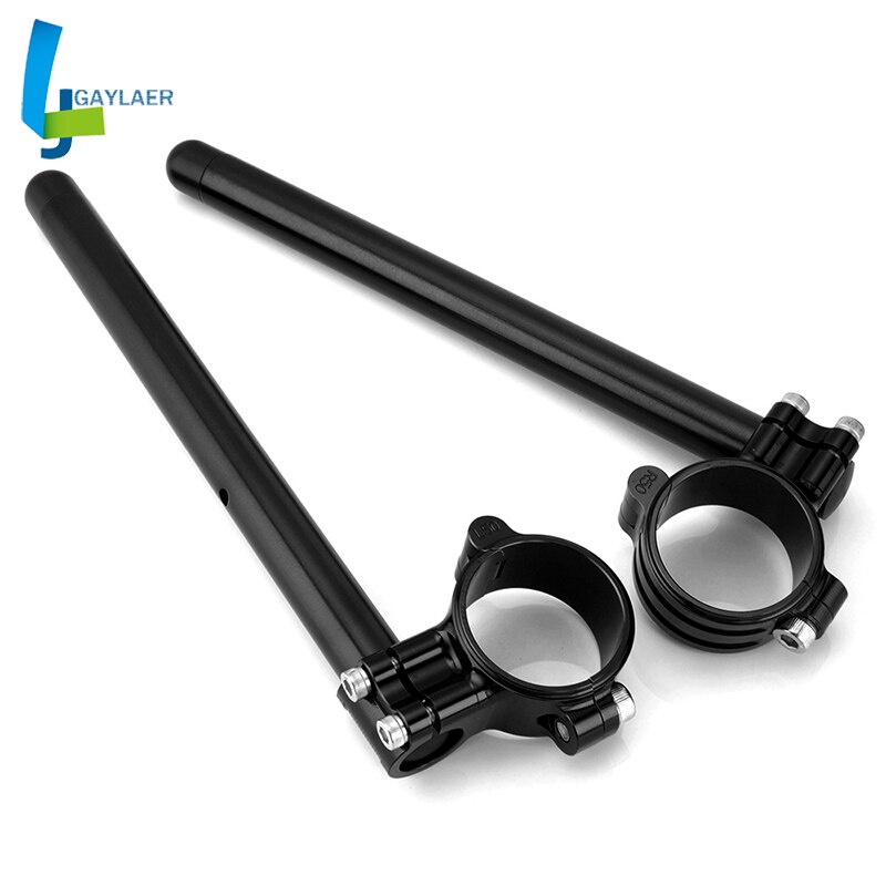 CNC Motorcycle Handlebar Clip Ons 47MM Clamp for Yamaha R3 R15 V3 Clip On Fork Handle Bar Fork Tube Cafe Racer