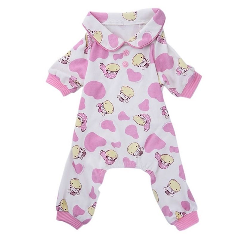 Honden Katten Katoen Vlekken Leuke Kleding Pyjama Pet Patroon Aardbei Pyjama Vis Zomer Huisdier Qgnv