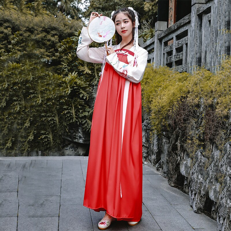 Traje de baile Retro Hanfu chino tradicional para cantantes vestido de danza Oriental DC1848