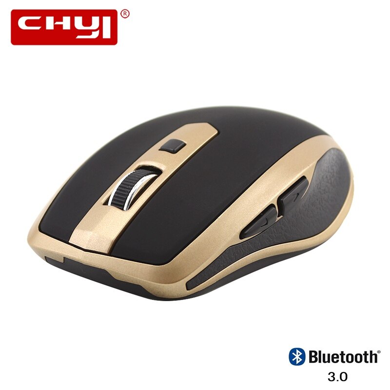 Bluetooth Wireless Mouse Optical Computer Gaming Mouse 1600 DPI Ergonomic PC Office Gamer BT Mice Small Mice For Laptop Mac Gold