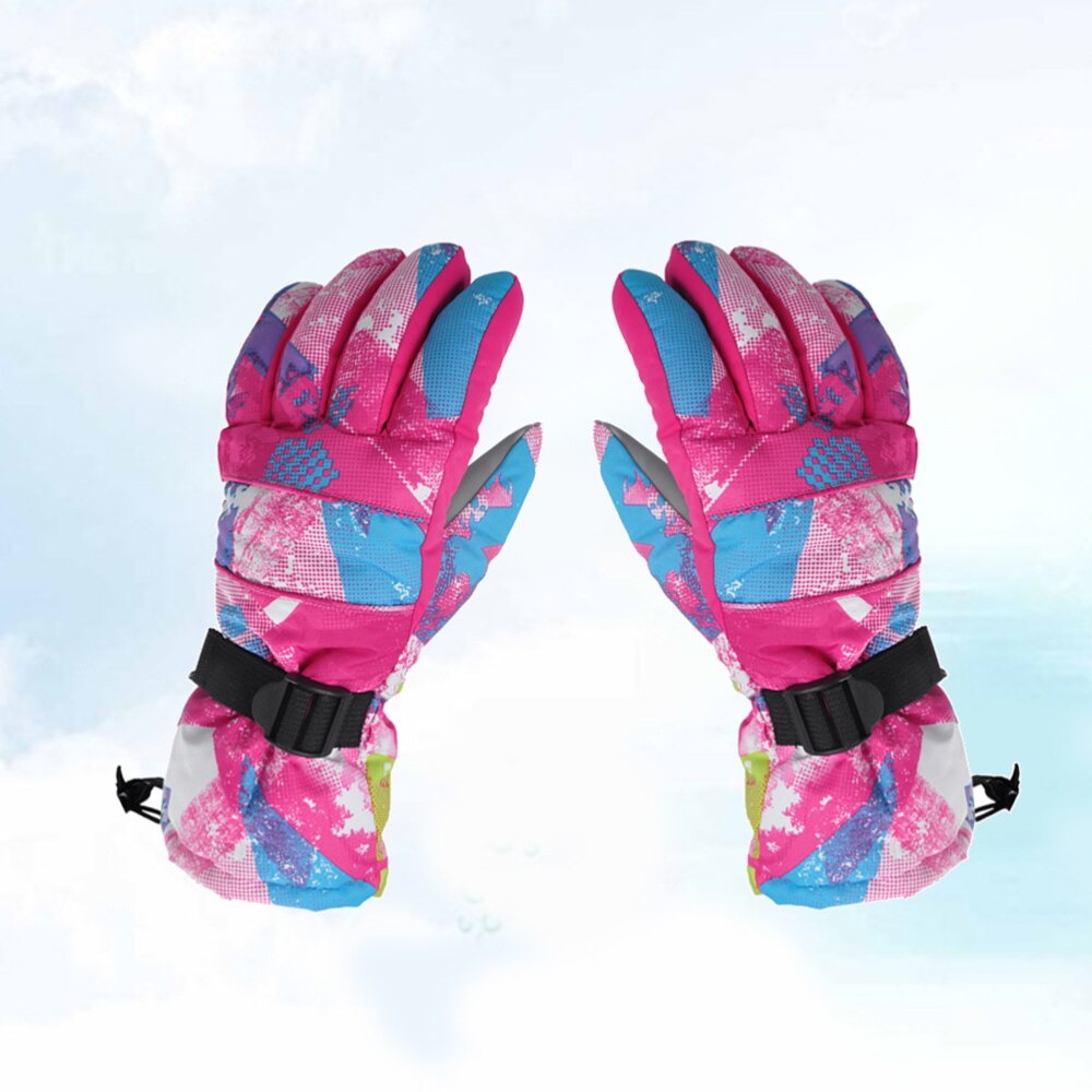 1 Pair of Outdoor Winter Cold Protection Sport Windproof Waterproof for Skiing Cycling (Size,: M