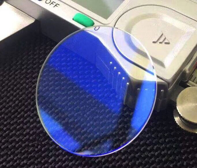 1 PC épaisseur 1.2mm convexe simple dôme rond AR enduit Bule verre minéral 28 ~ 38.5mm taille