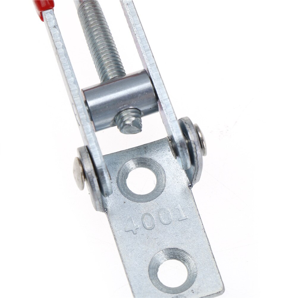 Adjustable Toolbox Case Metal Toggle Latch Catch Clasp Length Silver+Red