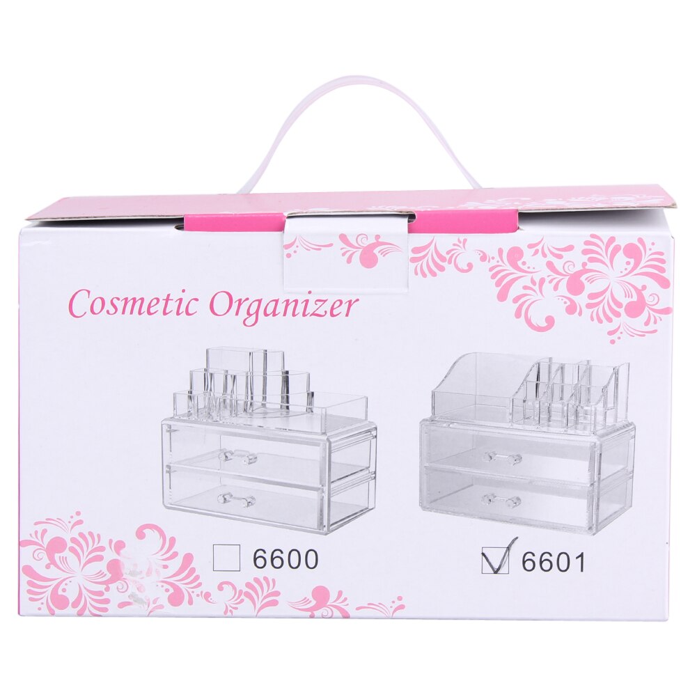 Makeup Organizer Storage Box Acrylic Cosmetic Tool Organizer Jewelry Organizer Makeup Storage 1/2 layer Drawers Case