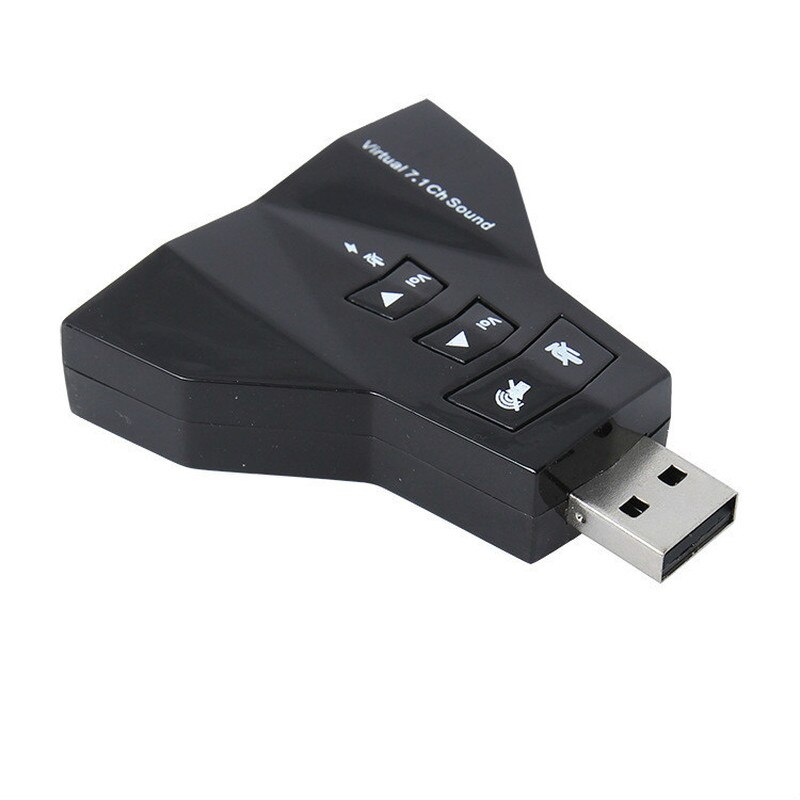 External 7.1 Channel USB 3D Sound Card Audio for Laptop PC for Macbook Pro USB 2.0 Adapter To Jack 3.5mm Headphone Micphone