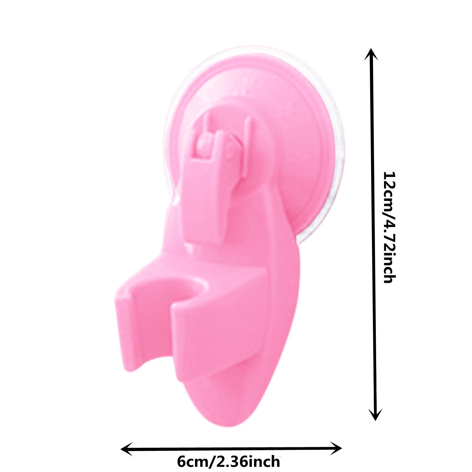 Household Suction Cup Shower Bracket Bathroom Strong Attachable Shower Head Holder Powerful Suction ShowerSeat Chuck Holder