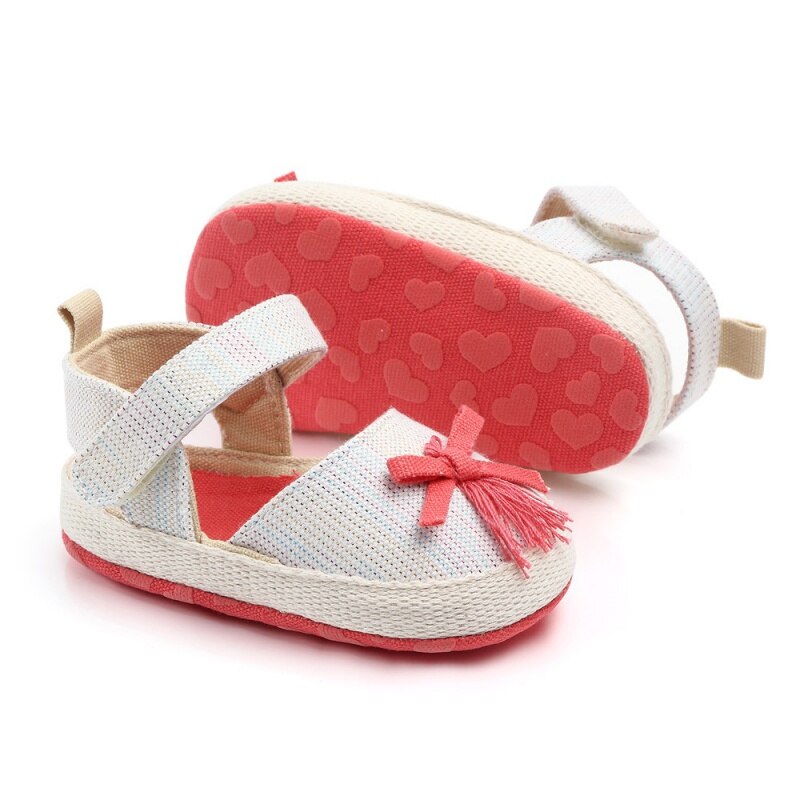 Newest Summer Kids Shoes Cotton Sweet Children Sandals For Girls Toddler Baby Breathable Shoes