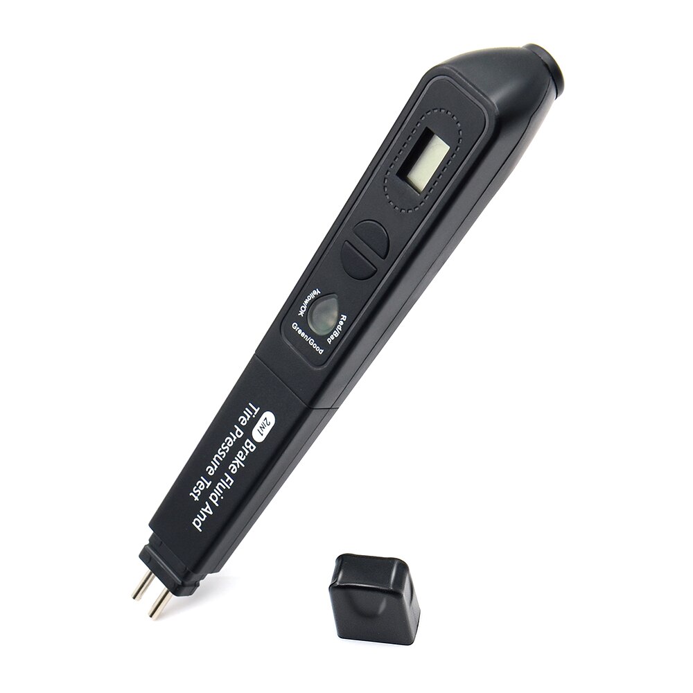 Car Brake Fluid Tester Tire Pressure Car Diagnostic Tools 2 in1 Brake Fluid Testing Tools Post