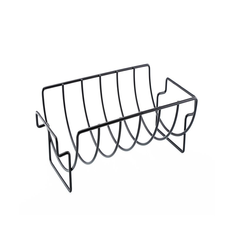 Non-stick Rib Plank Stand Barbecue Rib En Gebraden Rack Rvs Grillen Bbq Kip Rundvlees Ribben Rack Grillen mand: Default Title