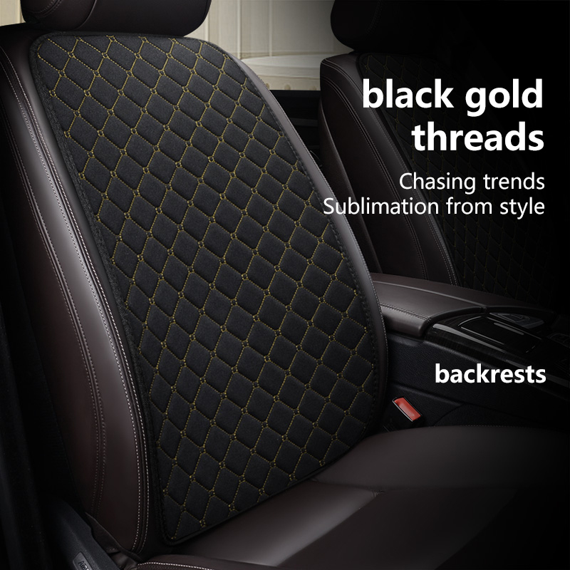 Breathable fabric fabric linen car seat cover Four Seasons General Motors seat cover cushion car seat protection pad car interio: purplish red