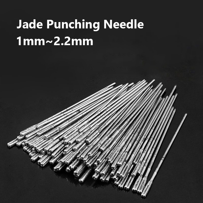 Diamond Coated Tipped Drill Bits for Jewelry Ceramic Jade Agate Glass Amber Drilling for Tools 1mm 1.3mm 1.5mm 1.8mm 2mm 2.2mm