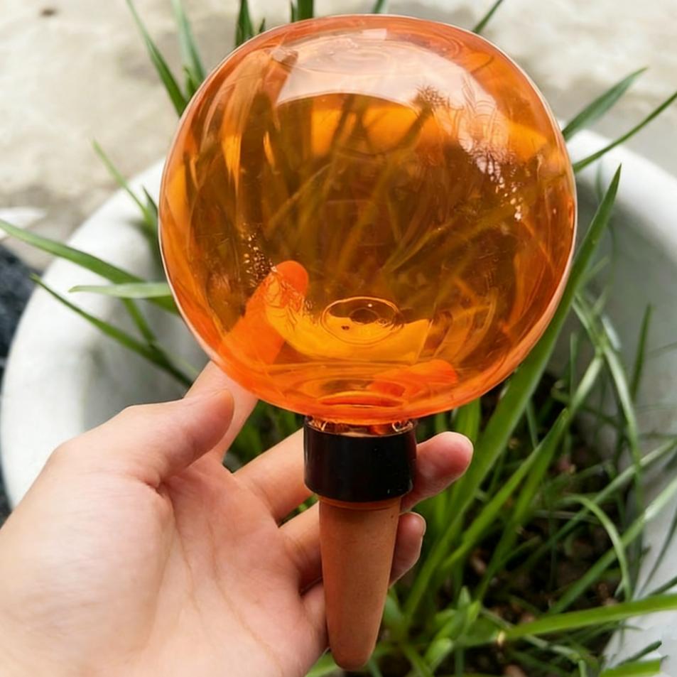 2 Pcs 500ml Automatic Watering Ball Plant Self-Irrigation Drip System Plant Drip Watering Garden