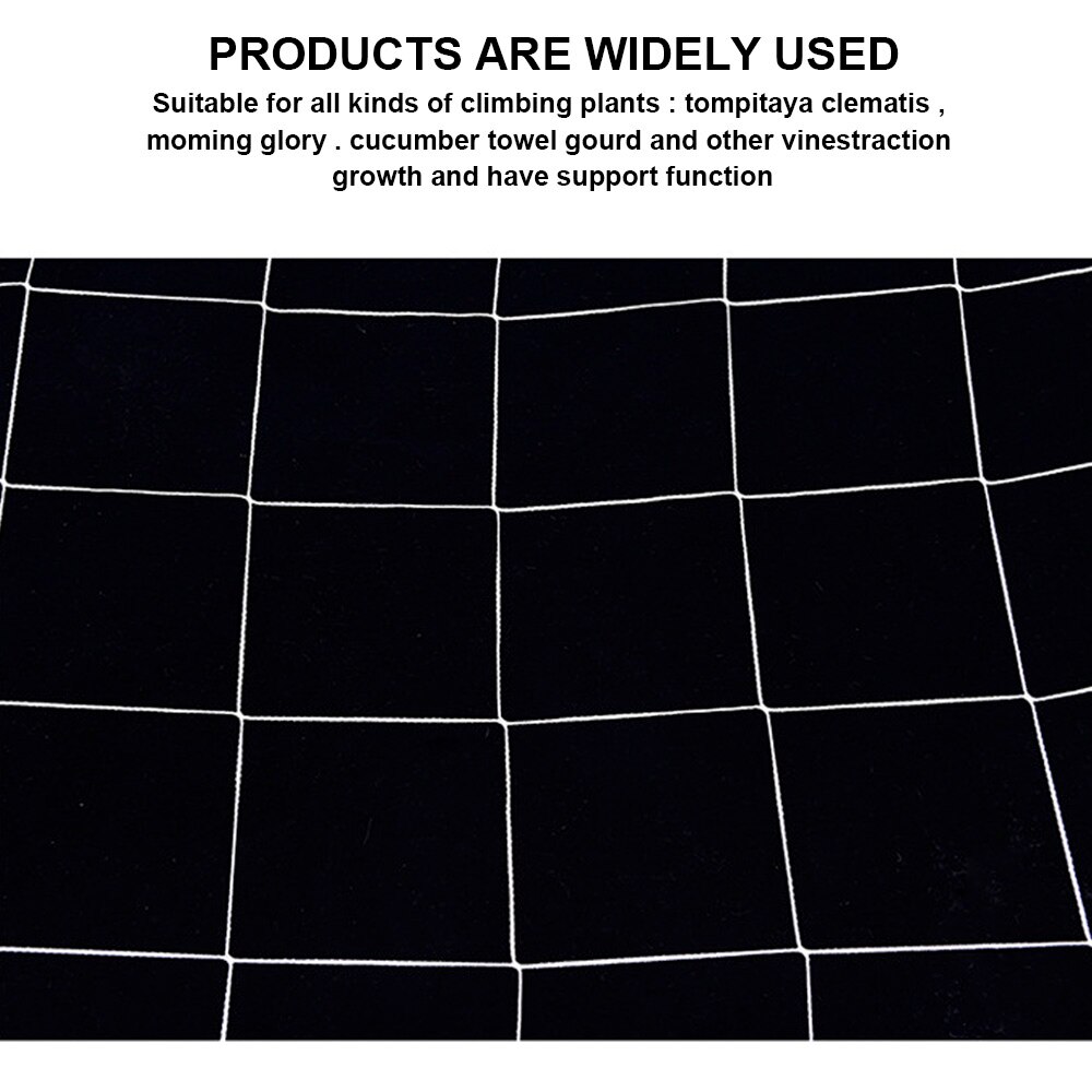 Hydroponics Garden Plant Support Vine Climbing Net Accessories Heavy-Duty Polyester Plant Trellis Netting Multi Use
