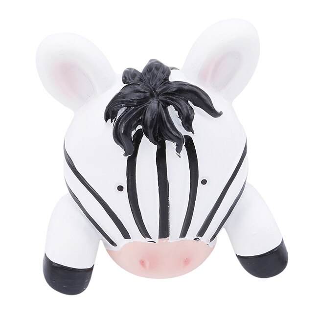 Pig Tiger Animal Shape Cartoon Socket Protective Cover Bathroom Toilet Kids Room Decoration Switch Decal Sticker Home Decoration: zebra