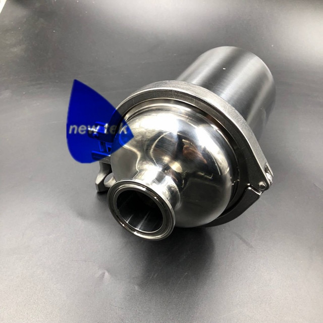 Short 1.5inch Tri Clamp Inline Wort Strainer with 102mm Body Tri Clover