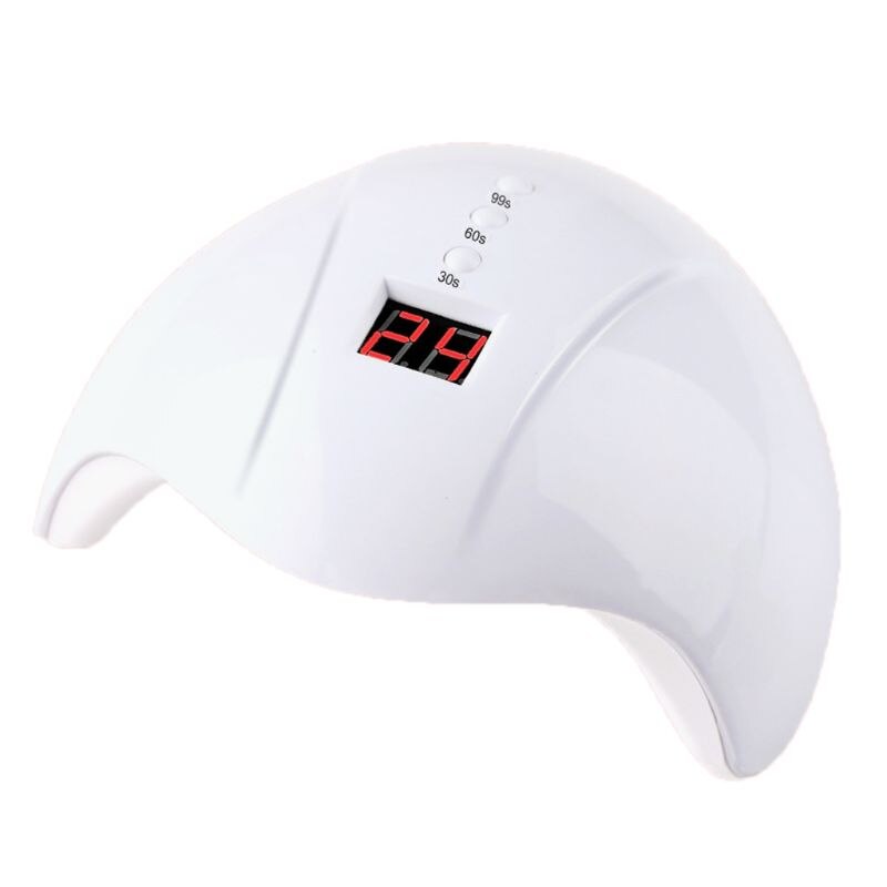 Lámpara de curado de resina LED UV, secado de uñas de GEL UV, 36W, 395NW, luz LED, herramienta de fabricación de joyería con carga USB: Blanco