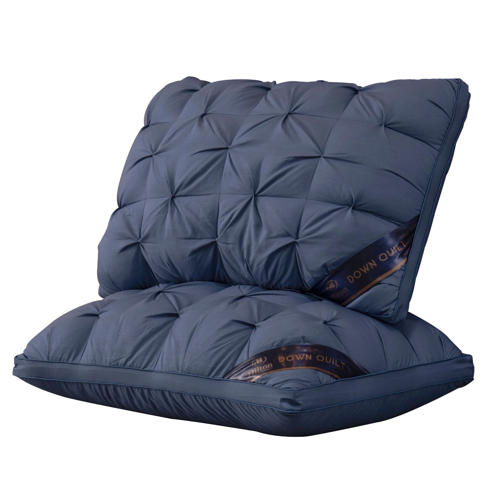 1pc 48x74cm cama travesseiro poliéster cama hotel coleção macio confortável sono saúde para dormir almofadas ortopédicas: Azul / height 23cm