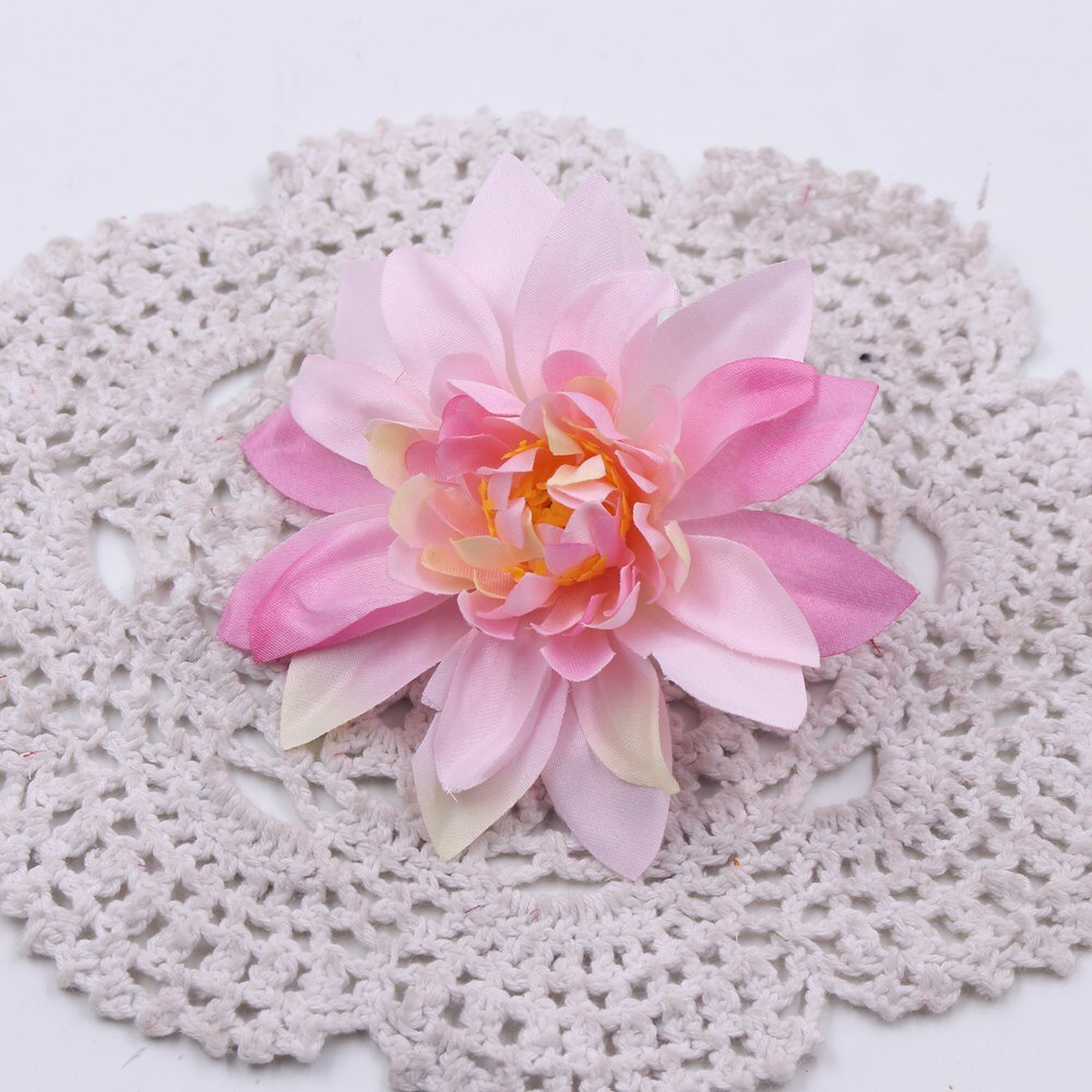 5pcs Artificial Flower Silk Dahlia Peony Flower Autumn Vivid Leaves DIY Wedding Flower Wall Home Flower Arrangement Gardening: Deep Pink