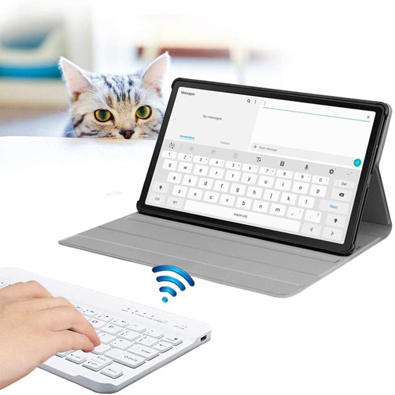 Ultra-thin Detachable Bluetooth Keyboard Case For Samsung Galaxy Tab S4 10.5 T830 T835 SM-T830 SM-T835 Cover