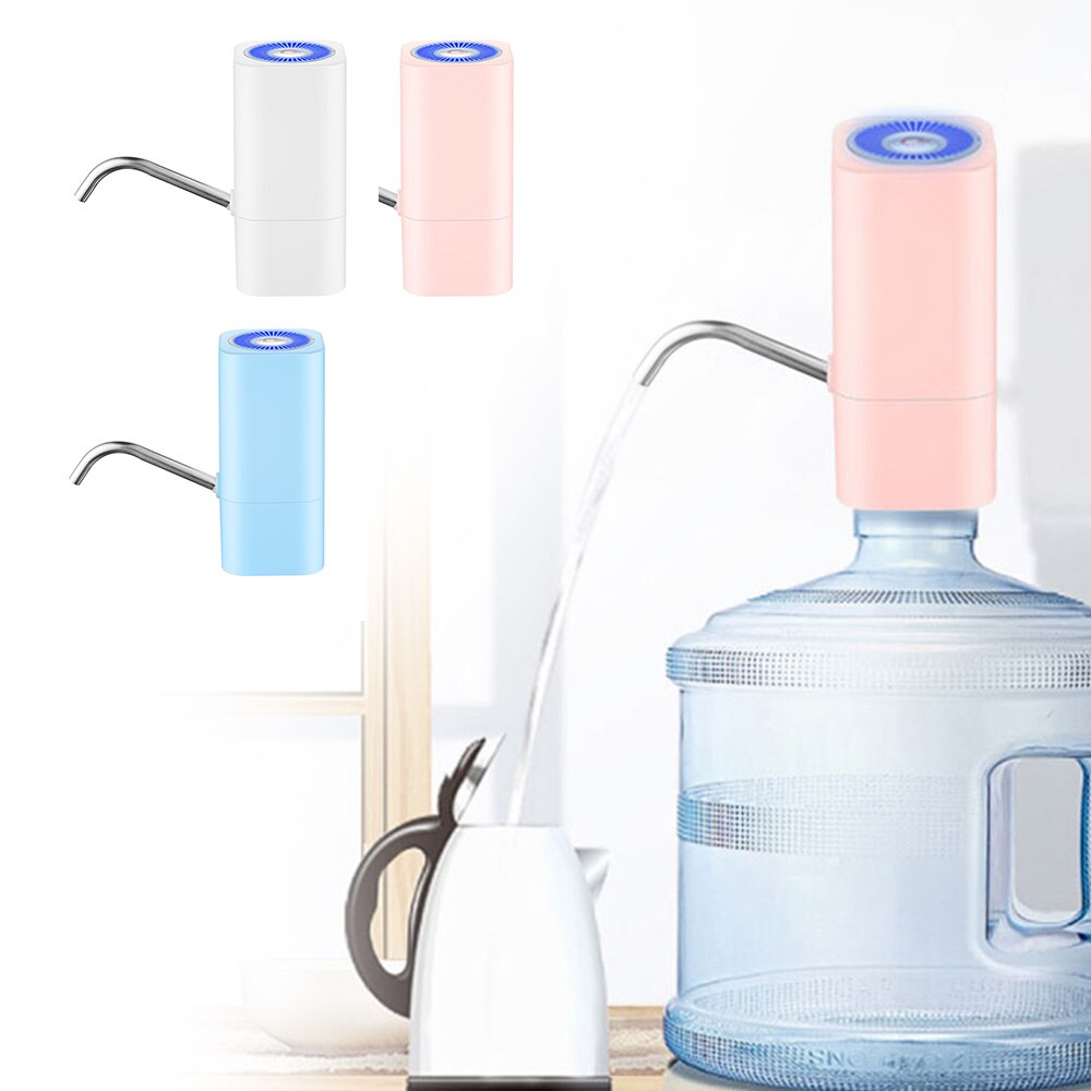 Intelligent genopladelig vandpumpe drikkefontæne vanddispenser husstand automatisk drikkespand dispenser pumpe