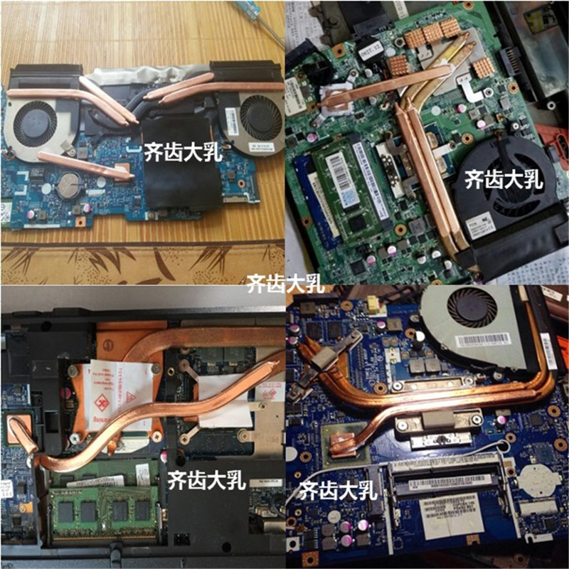 1 stk / mye  yt233 flatt kobbervarmerør 150*8*3mm bærbar datamaskin cpu gpu skjermkort kjøleribbe diy oblate rør heatpipebrass heatsink