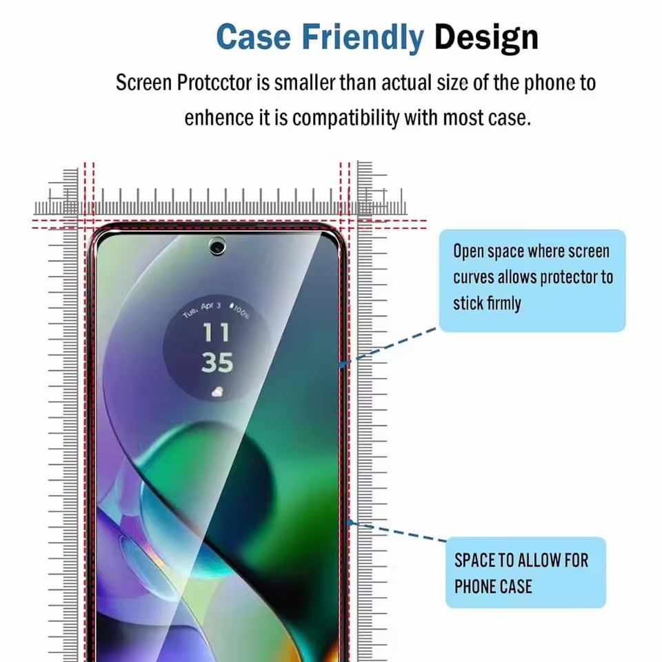 Protecteur d'écran en verre trempé, 5 pièces, pour Motorola Moto G Power 5G 2024 G04S G05 G13 G14 G15 G22 G23 G24 G32 G42 G52 G82