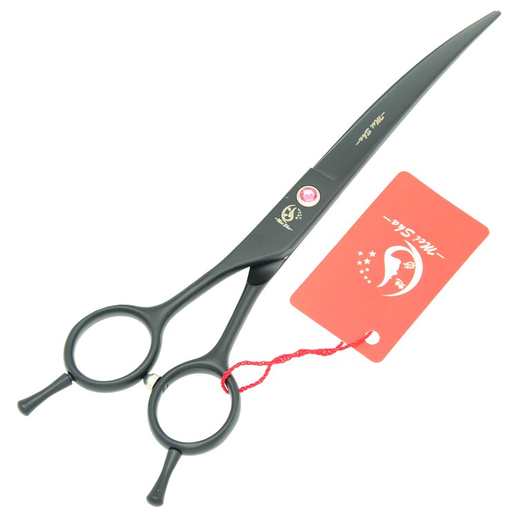 7.0 Inch Left Hand Pet Scissors for Dog Grooming Left-Hand Straight&amp;Thinning&amp;Curved Shears With Comb Forceps B0057A